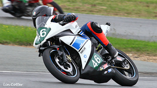 Mark O'Toole Yamaha YFZR150 Second on the day.