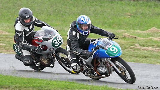 Duelling Superlites 9 Blair Briggs and 38 Junior Murphy