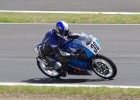 Michael Sayer had the nicely turned out Moriwaki 85 going well until the  gremlins struck. - Photo: Ross Hill